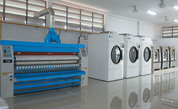 Hệ thống giặt là công nghiệp F5 Laundry đã triển khai
